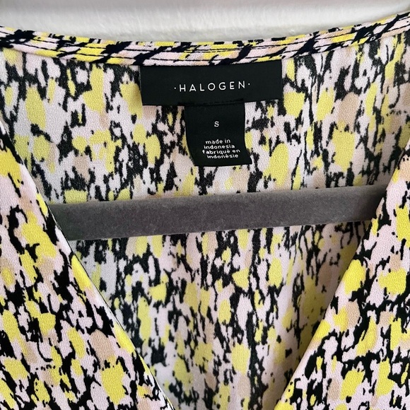 Halogen Black Pink Paint Texture Dress from Nordstrom, SZ S NWT - Picture 4 of 8